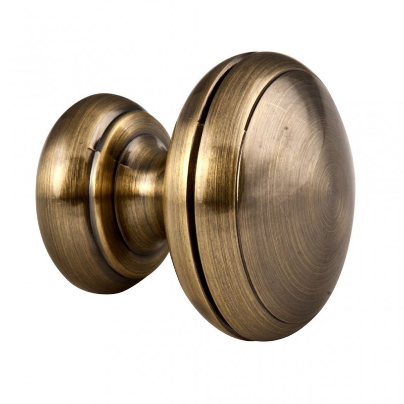 Embout Regency pour tringle en acier D20 (la paire) - Bronze