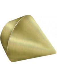 Embout Caceres pour tringle en acier D20 (la paire) - Bronze