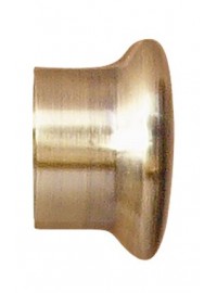 Embout Bouchon pour tringle en acier D20 (la paire) - Bronze